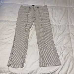 Linen/ Cotton Blend Beach Pants